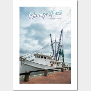 Shrimp Boat in Savannah Posters and Art